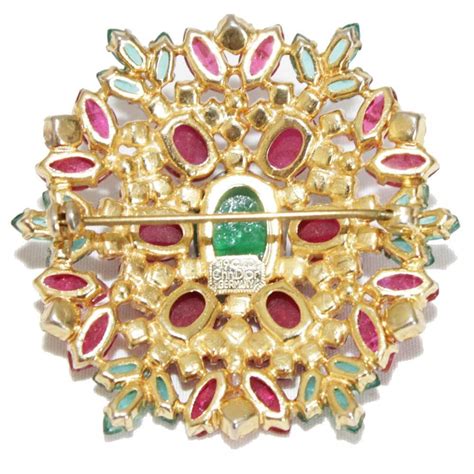 vintage christian dior brooch